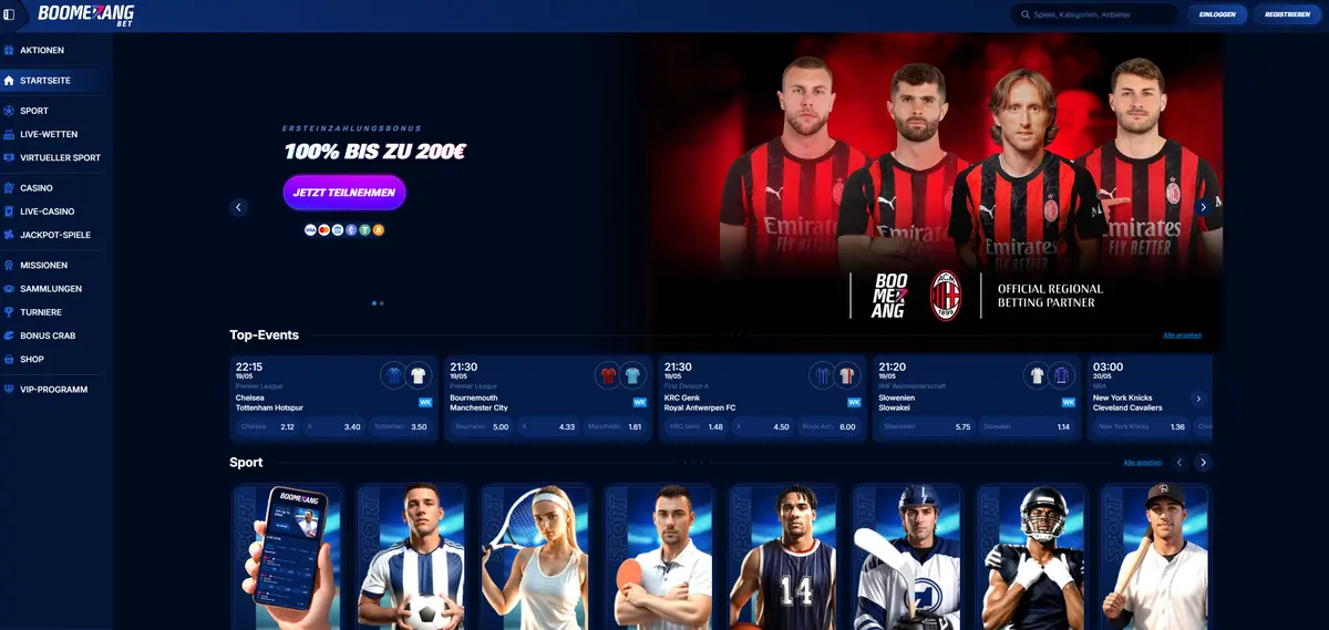 Boomerang Bet Schnelle Auszahlung Online Casino