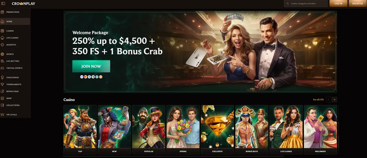 CrownPlay Schnelle Auszahlung Online Casino