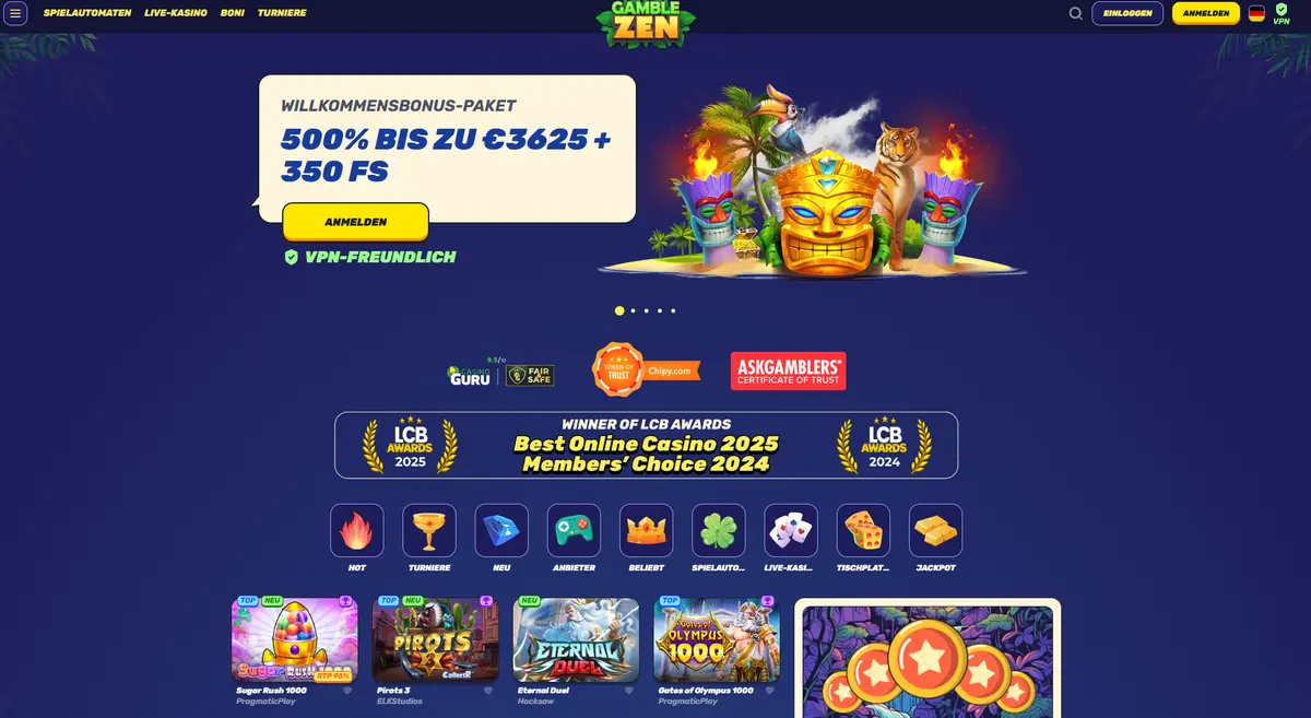 Gamblezen Schnelle Auszahlung Online Casino